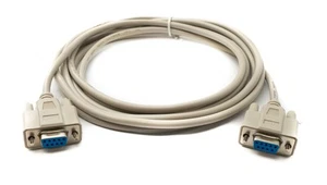 SYSTEM-S D-Sub Câble 3 M 9 Pin Douille À Douille RS232 DB9 En Gris - Photo 1/4