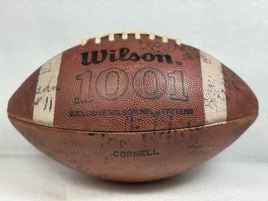 1980s WILSON 1001 FOOTBALL CORNELL UNIVERSITY BIG RED WITH SIGNATURES AUTO - Bild 1 von 24