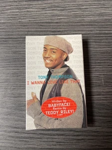 Sealed Tony Thompson I Wanna Love Like That Cassette Single 1995 - Imagen 1 de 5