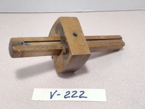 Vtg Wood & Brass 6" Marking Gage Unbranded Woodworking (Lot V222) - Picture 1 of 11