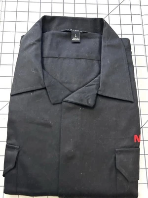 Camisa Nissan Twinhill Negra Abotonada Manga Larga Talla Grande Nueva Foto 1 de 4