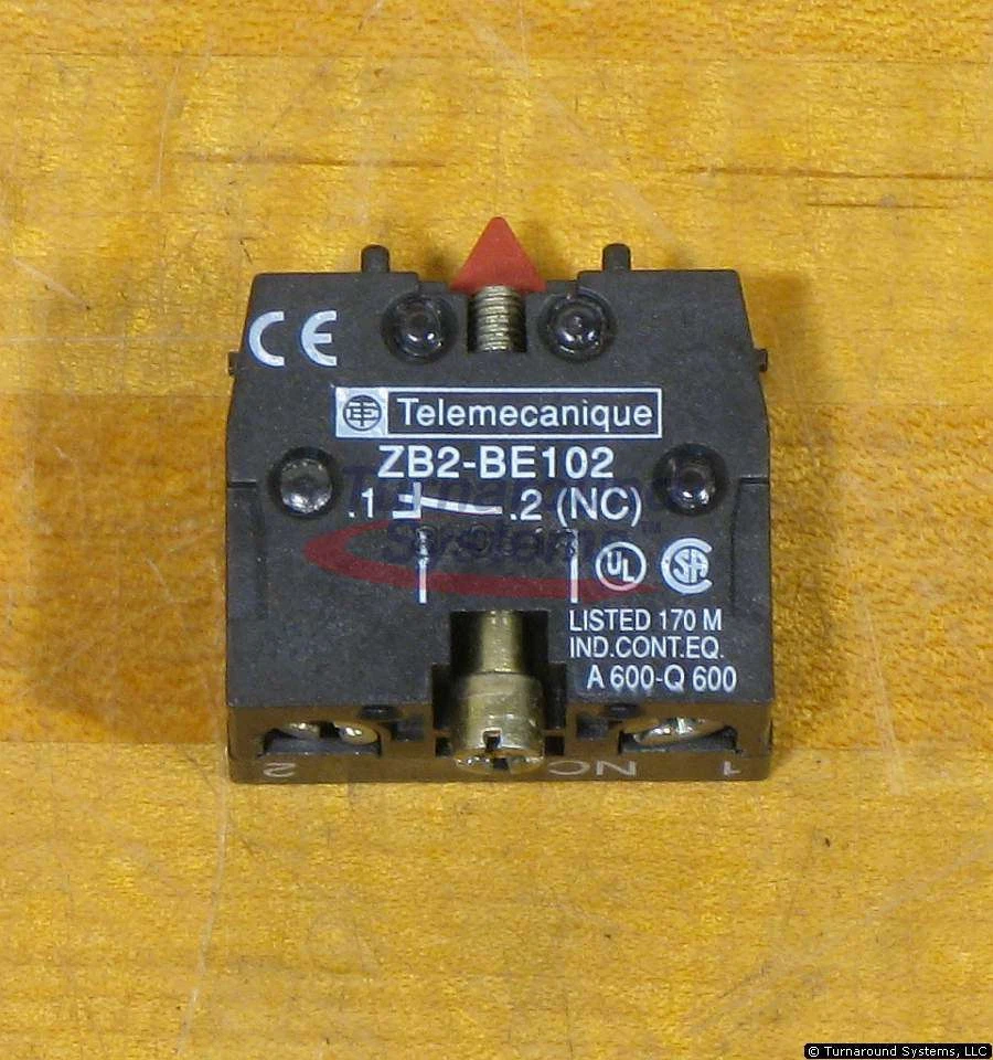 Bloques de contactos Schneider Telemecanique ZB2BE102, 1 N.C., NUEVO Foto 1 de 1