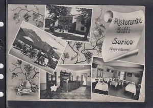 Cartolina Lago di Como Ristorante Biffi Sorico VEDUTINE CB747 - Picture 1 of 1