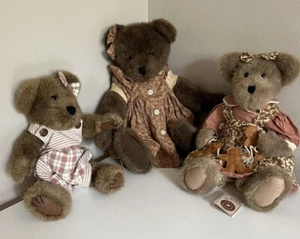 Lot of 3 Plush Boyds Bears - Picture 1 of 6