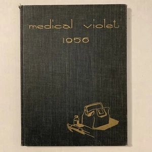 1956 Medical Violet New York University College of Medicine Yearbook Vintage 50s - Picture 1 of 10