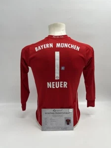 Bayern München Trikot Manuel Neuer signiert Deutschland Autogramm COA 152 - Bild 1 von 7