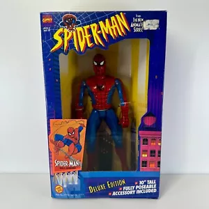 MINT IN BOX Vintage 1994 ToyBiz Spider-Man Animated Series 10" Deluxe figure - Bild 1 von 8