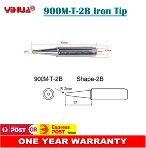 YIHUA 900M-T-2B Replacement Soldering Iron Tip for 936 937 Station Lead Free AU - Bild 1 von 2