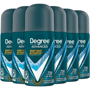 Men’S Travel Deodorant Antiperspirant 6-Pack – 72H Advanced Protection Dry Spray - Picture 1 of 8