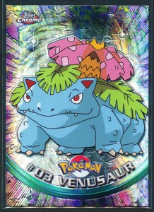 Venusaur #03 Pokémon 2000 Topps Chrome Spectra