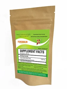 PURE Forskolin Extract Weight Loss Powder Coleus Forskohlii Standardized to 20% - Picture 1 of 3