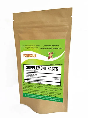 PURE Forskolin Extract Weight Loss Powder Coleus Forskohlii Standardized to 20% - Image 1 of 3