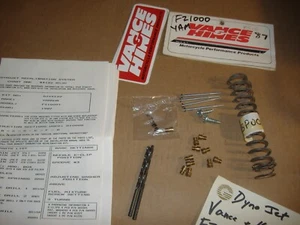 Yamaha FZ1000 Jet Kit Vance & Hines Dyno Jet custom carb mod 1987 - Picture 1 of 5