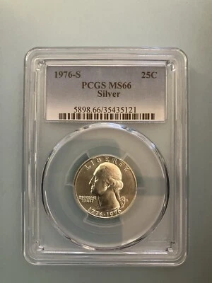 1976S Silver Washington Quarter - Image 1 of 2
