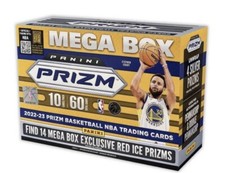 2022-23 Panini Prizm Basketball NBA Mega Box IN HAND Red Ice Prizm SEALED