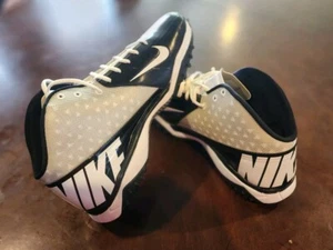 NEW Nike Vapor Pro 3/4 Destroyer Football Black/White 527879-100 Mens Size 18 - Picture 1 of 6