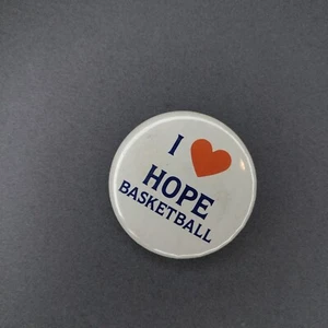 I Love Hope Basketball Michigan MI 1 3/4" Pinback Button - Picture 1 of 2