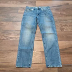 Christian Audigier Jeans Herren 30x30 Blau Denim Fade Whiskered Straight Leg - Bild 1 von 9