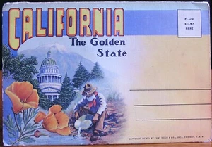 Vtg - California - The Golden State - 1940 - Picture 1 of 9