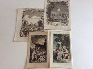 Kupferstichkonvolut meist 18 . Jh. bunte Mischung ca 75 Blatt K2 - Bild 1 von 8