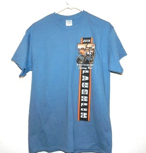 Camiseta Laughlin Nevada 2016 Spring Run motocicleta talla M azul para hombre - Imagen 1 de 8