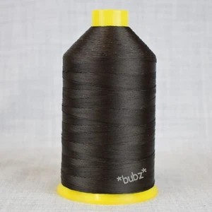 BONDED NYLON SEWING THREAD 40s TKT LARGE 3,500m SPOOL DARK BROWN LEATHER REPAIR - Imagen 1 de 1