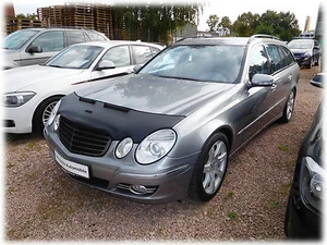 CAR HOOD BONNET BRA fit Mercedes E-Class W211 2006-2009 NOSE MASK BRA DE CAPOT - Imagen 1 de 6