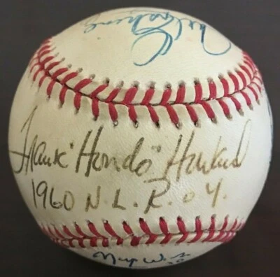 Dodger HOF/Stars Auto Ball JSA LOA Duke Snider/Howard/Erskine/Branca/Russell ect - Image 1 of 4