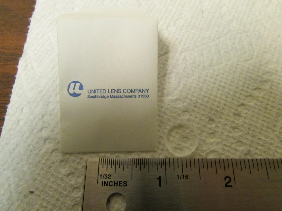 Ventana plana óptica United Lens Company Optics 13 mm X 3,3 mm Z4180-80014 Foto 1 de 1