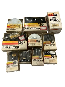 New NOS K&N Atv Motorcycle Air Filters Parts Lot Set Of 10 - Picture 1 of 8