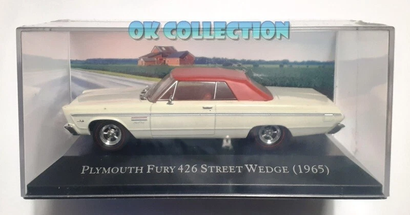 Modellino Auto 1:43 PLYMOUTH FURY 426 STREET WEDGE (1965) De Agostini Altaya - Immagine 1 di 1
