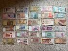 30 Different Banknotes Assorted Circulated Currency Foreign World Paper Money