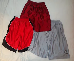 PANTALONES CORTOS DE BALONCESTO DE INICIO ATLÉTICOS PARA NIÑOS L 12/14 ROJOS L 12/14 ROJOS/NEGROS - Imagen 1 de 5