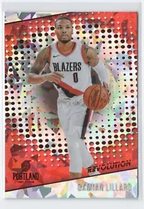 17-18 Revolution Chinese New Year #19 Damian Lillard Portland Trail Blazers - Picture 1 of 1