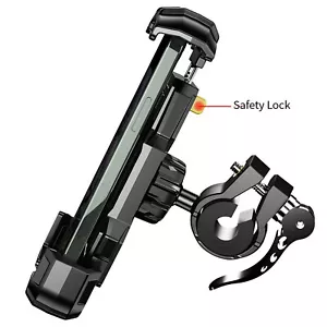 Motorcycle Bike Phone Mount Quick Install Handlebar Clip Cycling Accessories - Picture 1 of 16