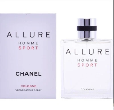 CHANEL ALLURE UOMO SPORT COLONIA 100 ML EDT spray 3,4 fl. Oz. Lotto SIGILLATO... - Immagine 1 di 4