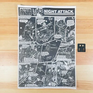 Vintage Gi-joe Action Man SAS Night Attack Parachute Manual & Accessory - Picture 1 of 10