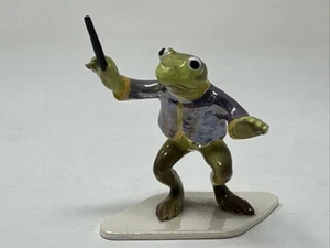 Hagen Renaker Frosch Blaskapelle Dirigent ("Toadally Brass Band") - Bild 1 von 7