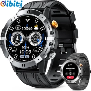 Smartwatch Uomo Militare Chiamata Bluetooth E Risposta Vivavoce 1.52" All'Aperto - Foto 1 di 13