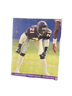 Vintage 1992 Prime Time DEION SANDERS  Atlanta Falcons NFL Poster 16x20 - Image 1 of 4