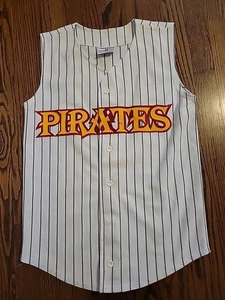 Pittsburgh Barry Bonds Pirates Jersey Baseball MLB Mens Size Large Sleeveless  - Picture 1 of 8