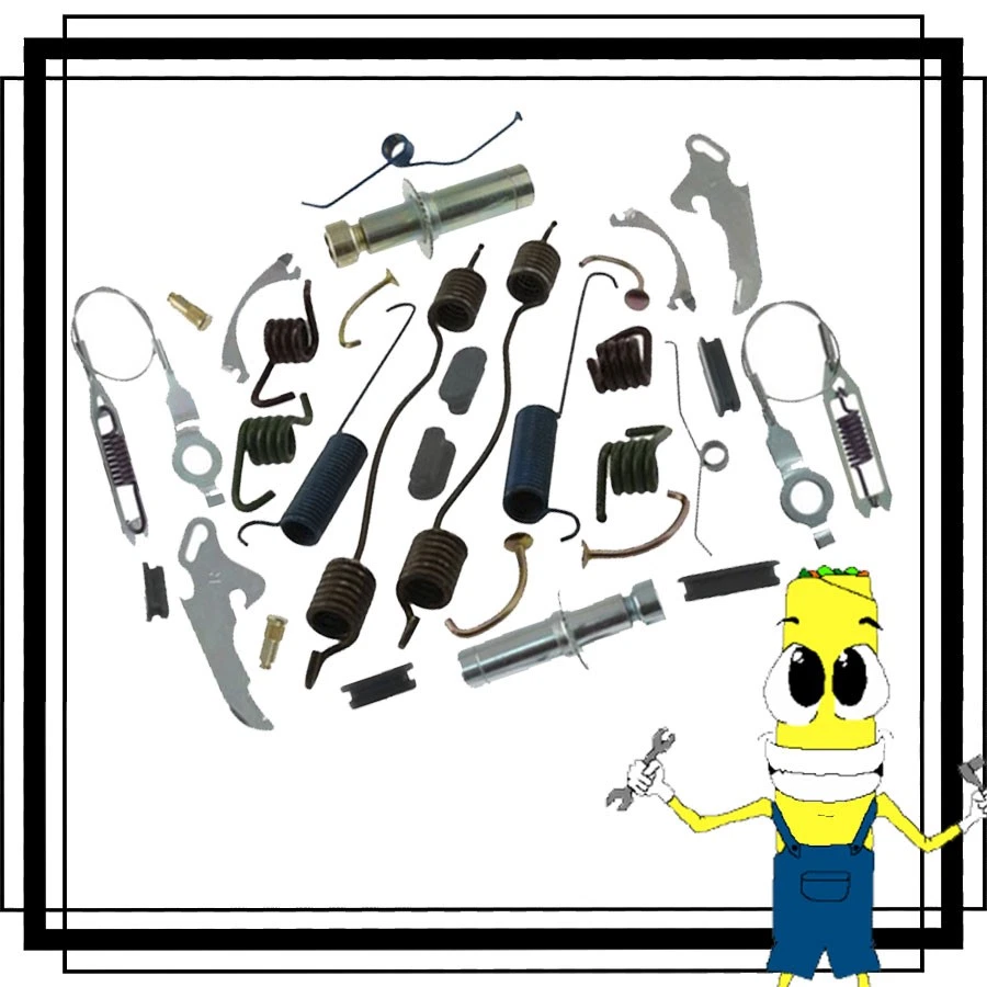 Complete Front Brake Drum Hardware Kit for F-250 1967-1972 with 2.5" wide shoes - Image 1 of 1