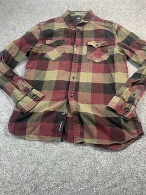 Vans Shirt Mens Large Plaid Long Sleeve Off The Wall Button Up Flannel - Image 1 of 4