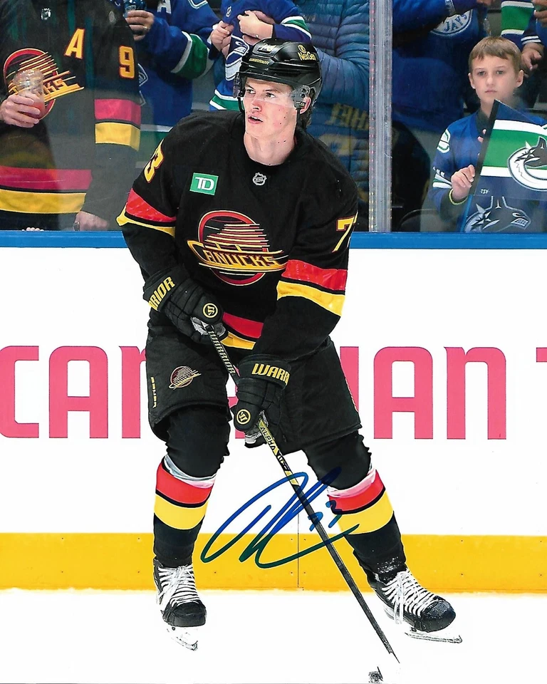 Lukas Reichel Signed 8x10 Photo Vancouver Canucks Autographed COA - Image 1 of 1