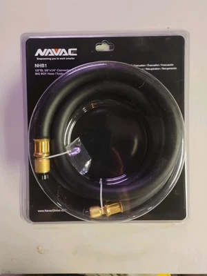 Manguera de evacuación NAVAC NHB1 con montaje de 3/8 pulgadas a 1/4 pulgadas Foto 1 de 3