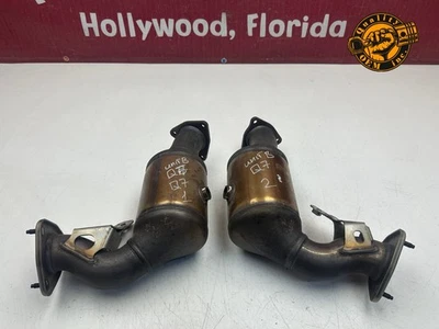 2017-2019 AUDI Q7 3.0 FRONT LEFT RIGHT EXHAUST CATALYTIC CONVERTER OEM 67 kmiles - Image 1 of 4