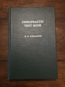 Vintage Chiropractic Textbook R.W. Stephenson 1948 Palmer College - Imagen 1 de 8