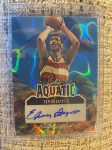 2025 Leaf Signature Series Elvin Hayes 1/1 Aquatic Auto GORGEOUS! One Of One HOF - Picture 1 of 2