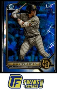 2022 Bowman Draft Sapphire Edition #BDC-143 Lamar King Jr. - Picture 1 of 2