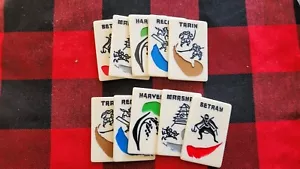 Rising Sun Board Game - 10 Kickstarter Political Mandate Tiles From Daimyo Box - Picture 1 of 2